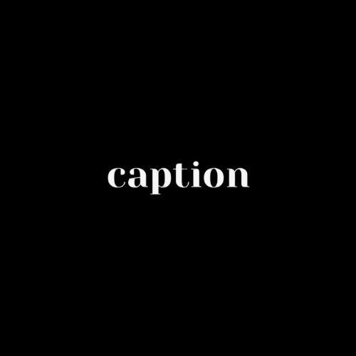 Logo de Caption sur fond noir Logo Caption sur fond noir