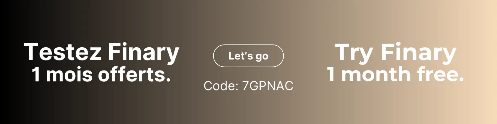 Code de réduction Finary Bannière de parrainage Finary