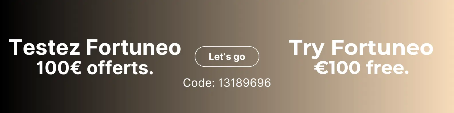 Code de réduction Fortuneo Bannière de parrainage Fortuneo