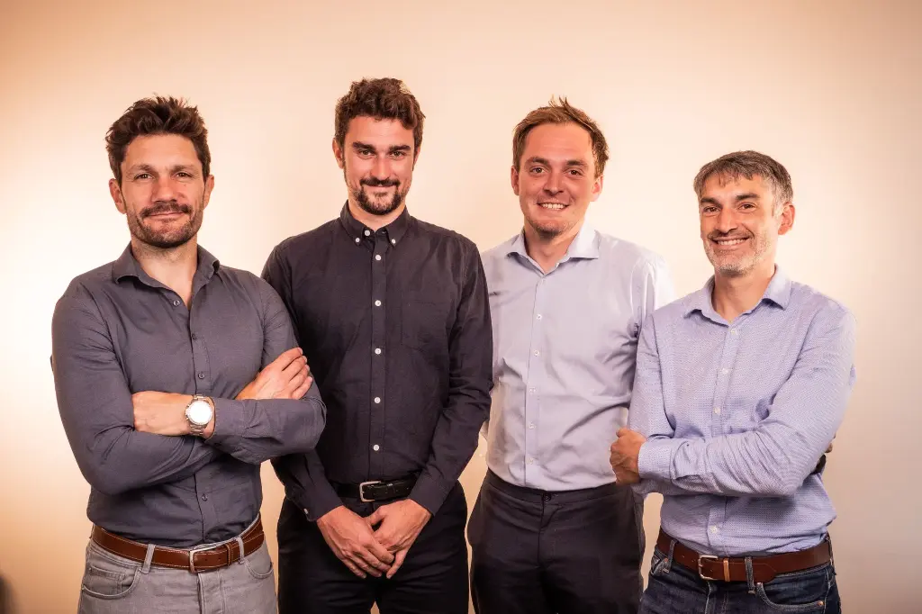 Les quatre fondateurs d'Enerfip Les quatre fondateurs d'Enerfip