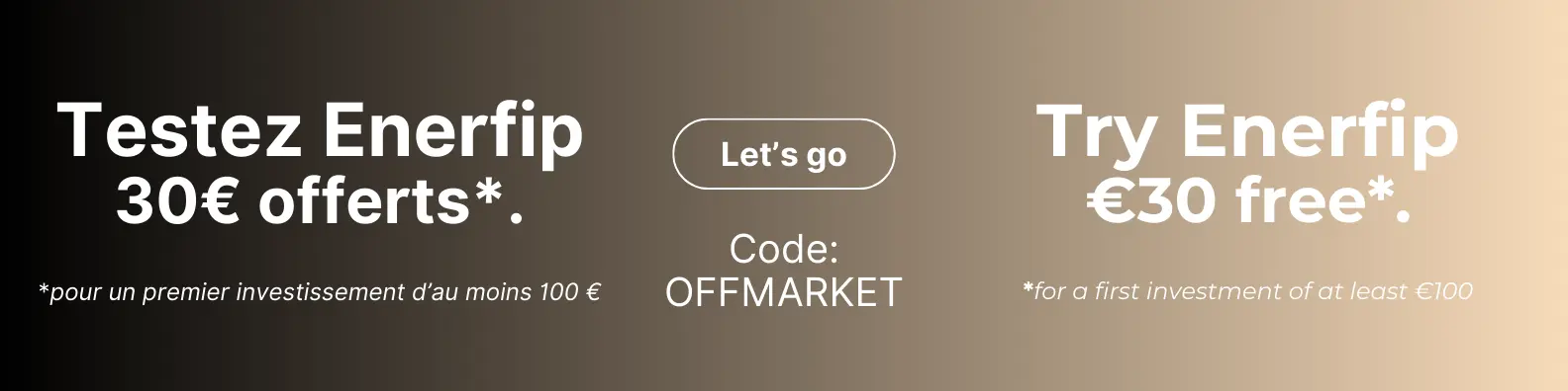 Code promo de réduction Enerfip Bannière de parrainage Enerfip